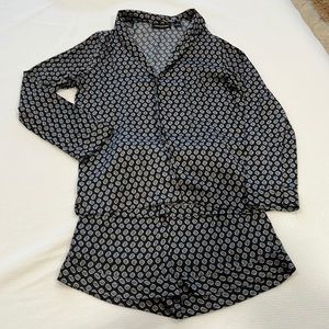 “Something Navy” pajama set